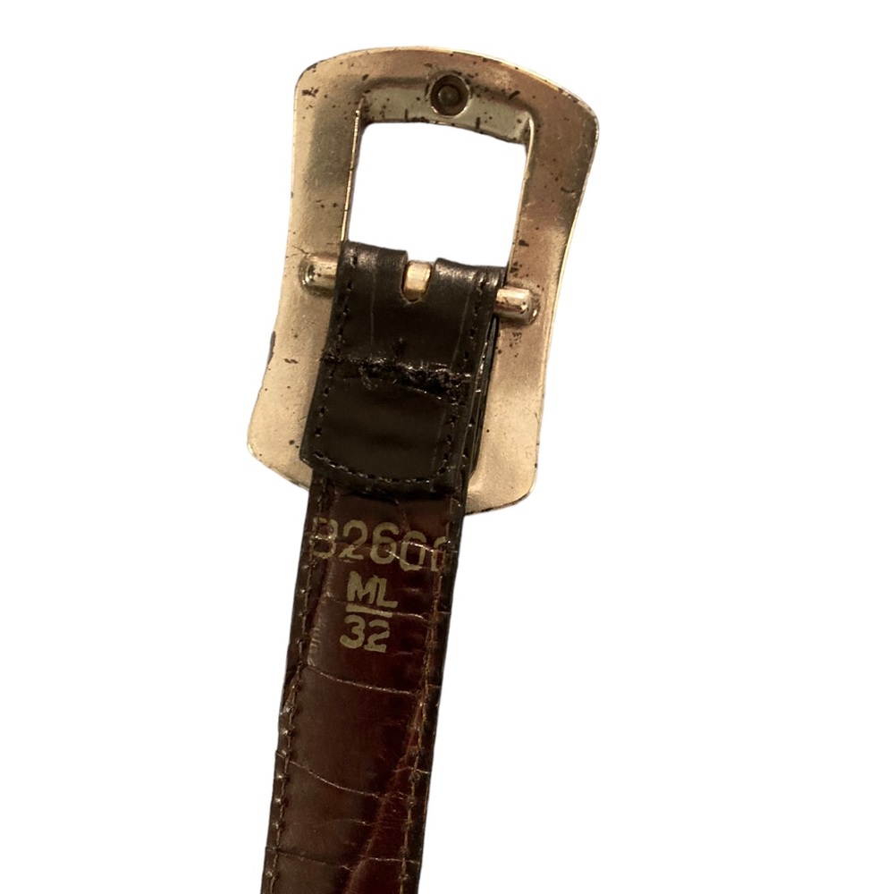 Women’s—Brighton Reversible Black And Brown Belt. Silver Detailing And Buckle. - Picture 11 of 13
